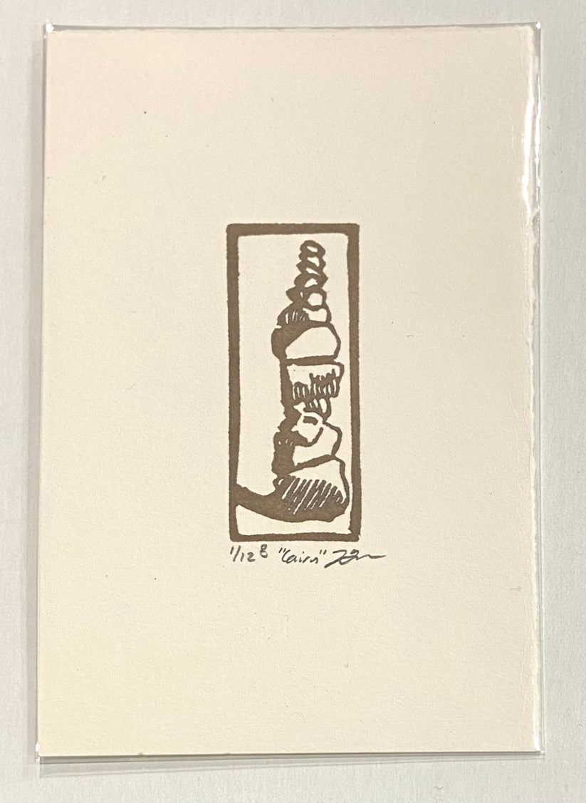 Eraser Print: Cairn