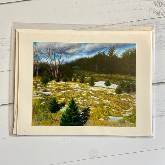 "The Tree Farm" Christmas Tree Greeting Card