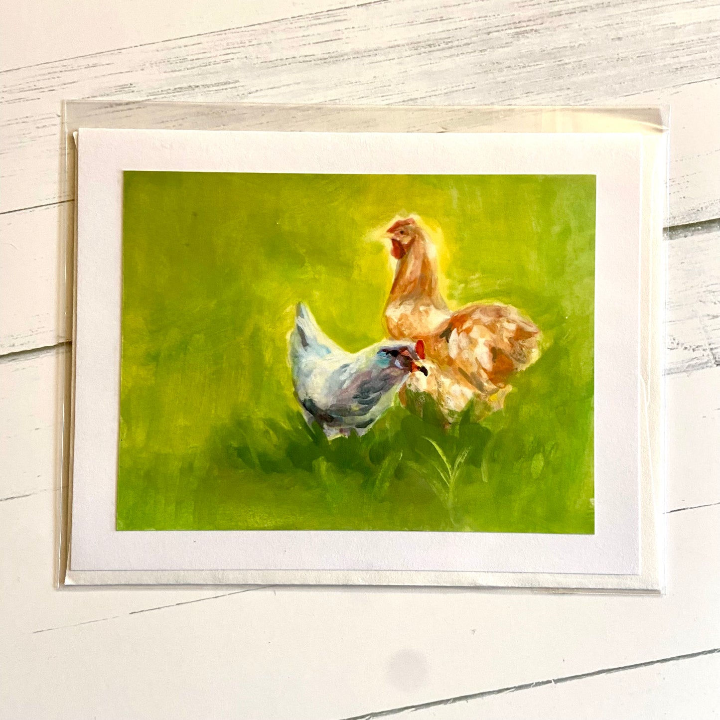 "Enlightened" Chicken Card