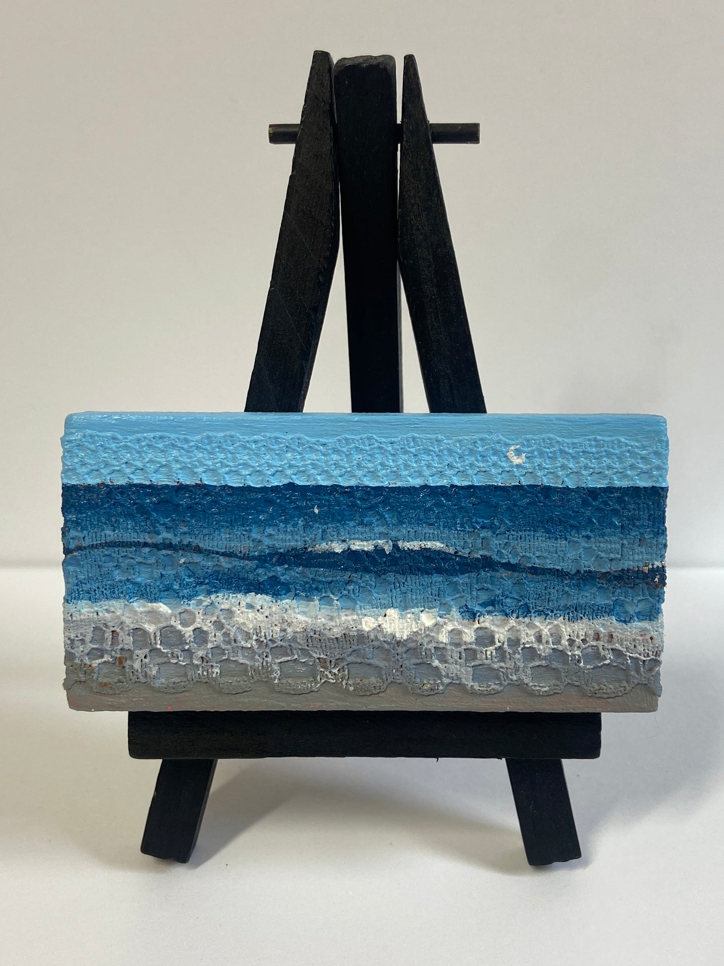 Ocean lace tiny painting