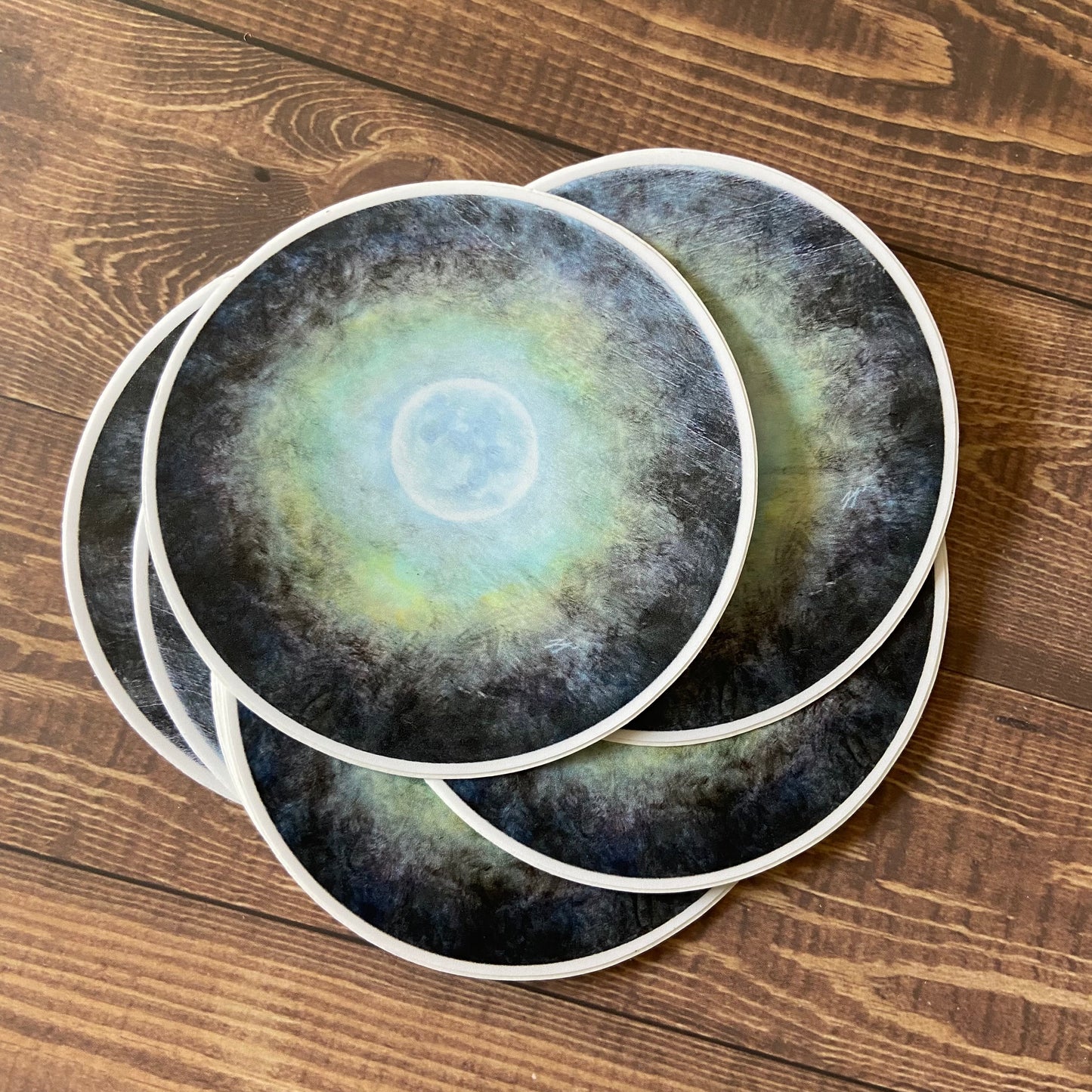 "Moon Halo" sticker