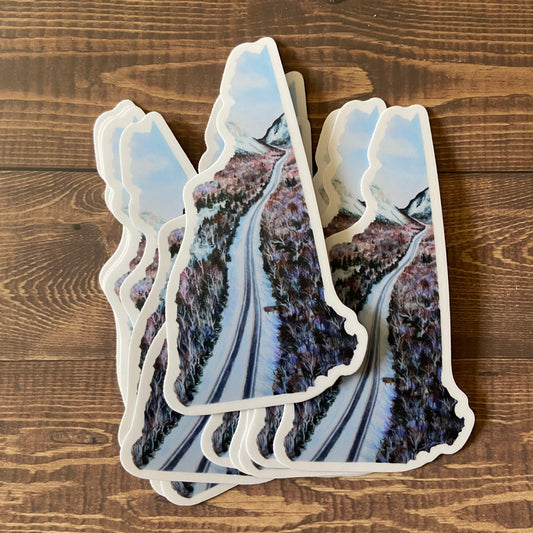 "New Hampshire II" Winter Franconia Notch Sticker
