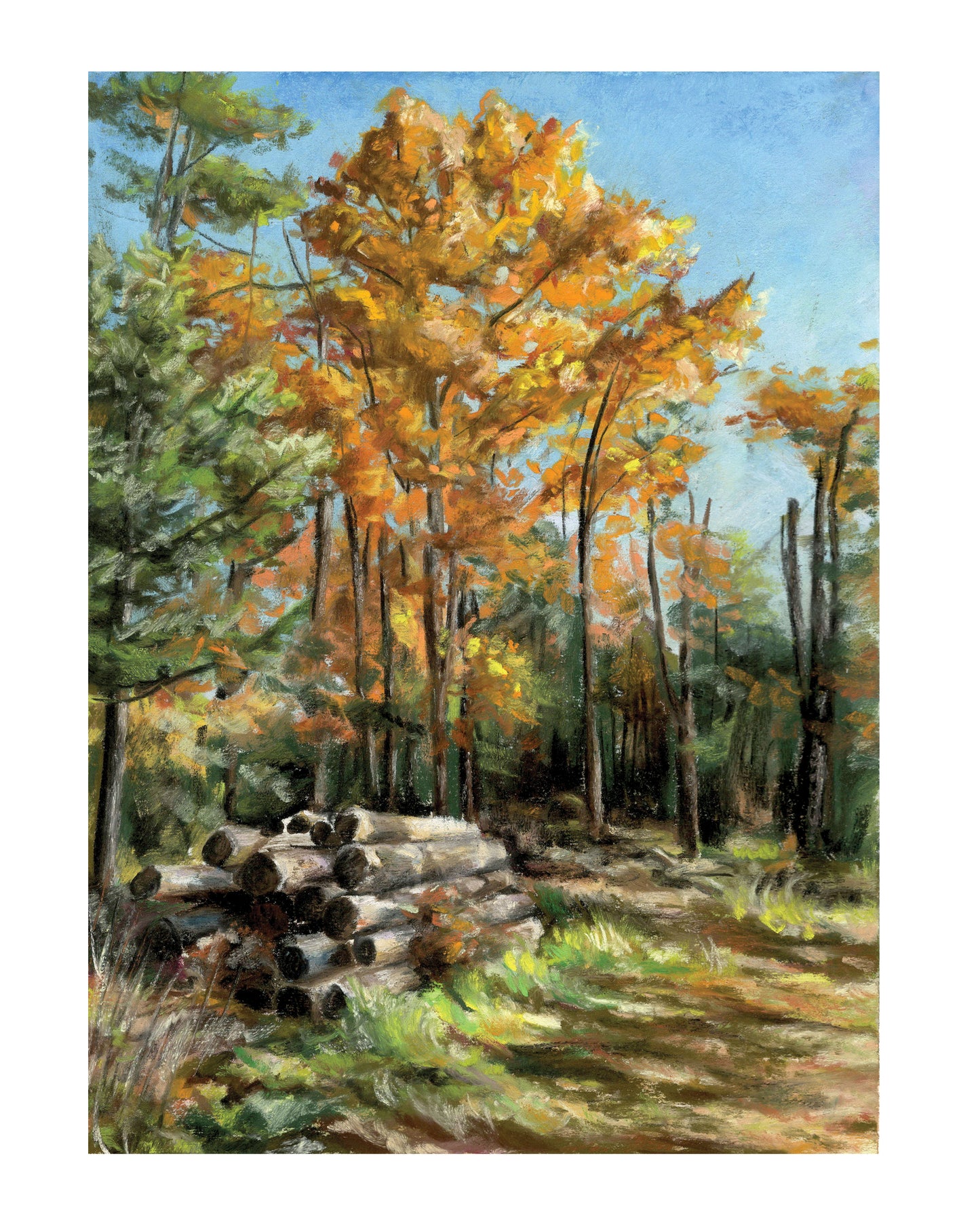 "Free Dry Wood, Pick Up Only" Print