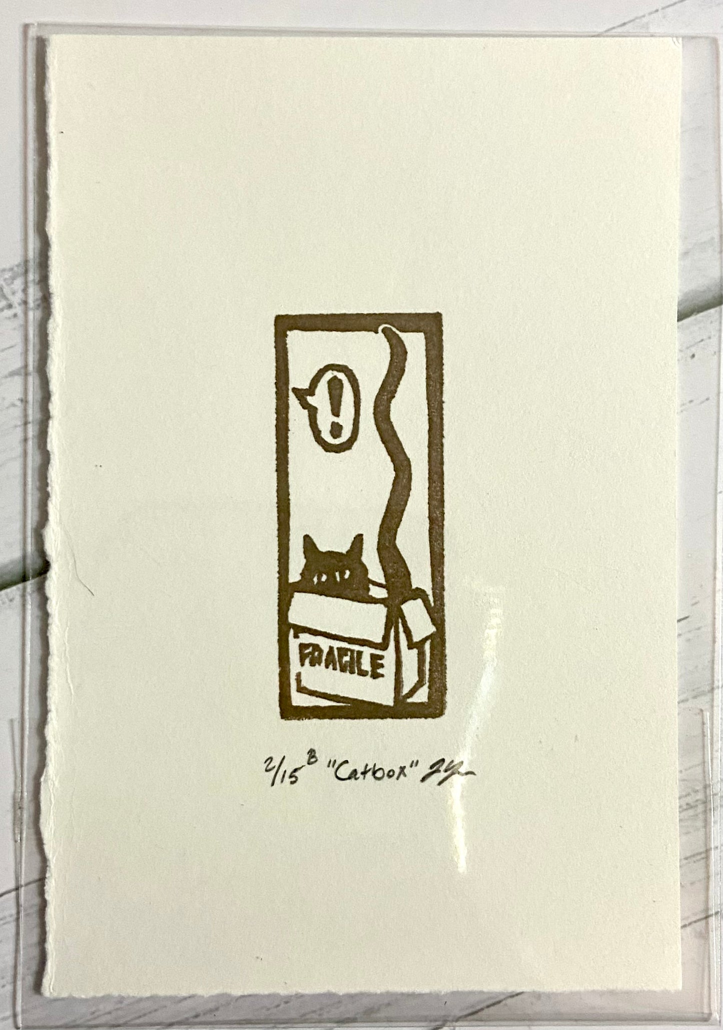 Eraser Print: Catbox