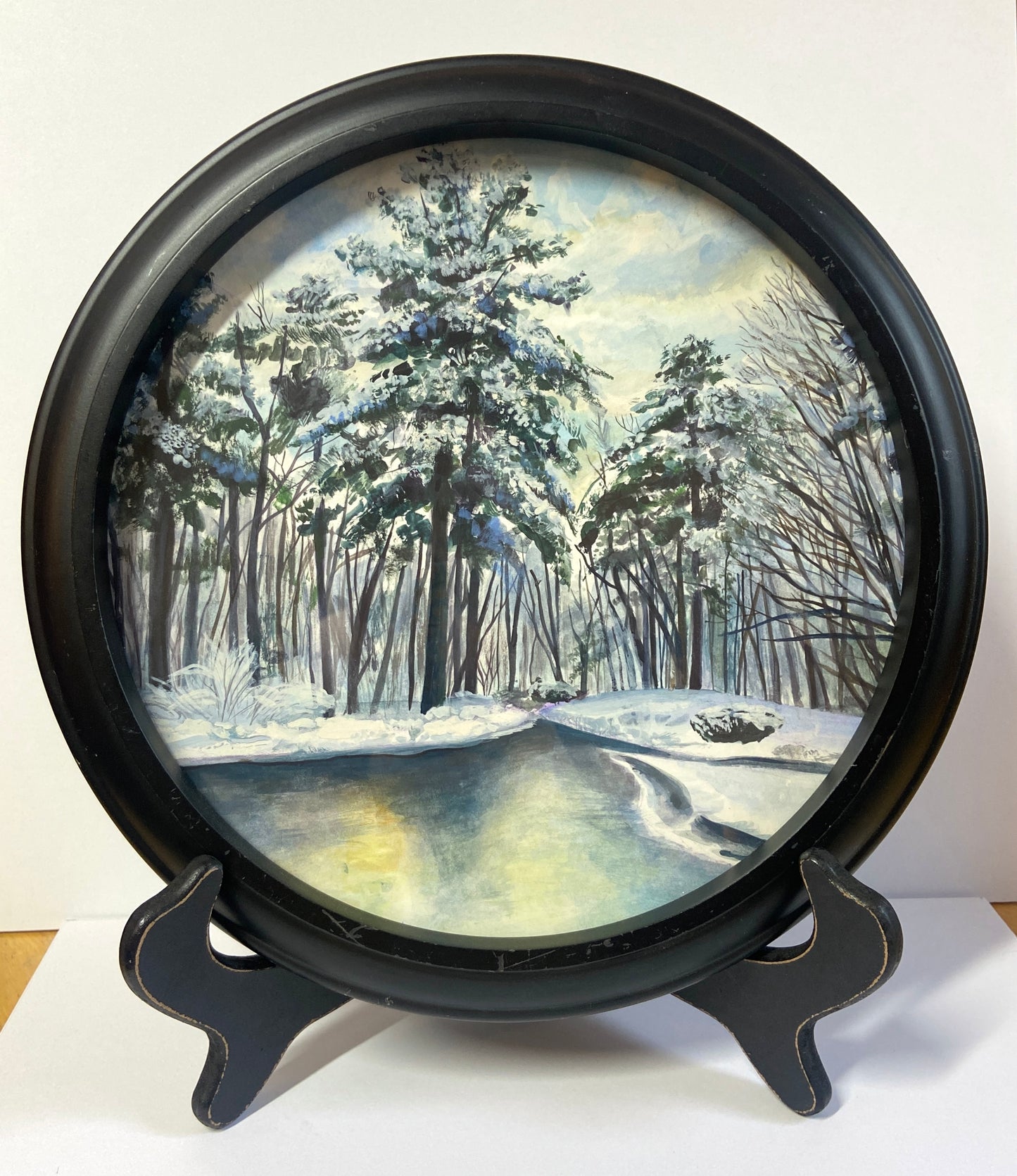 "December 26" Original gouache painting