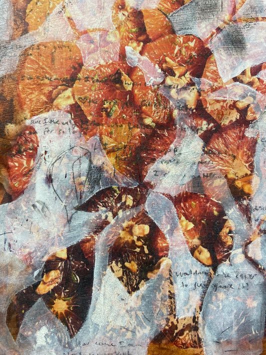 Process of Elimination mixed media painting