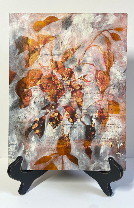 Process of Elimination mixed media painting