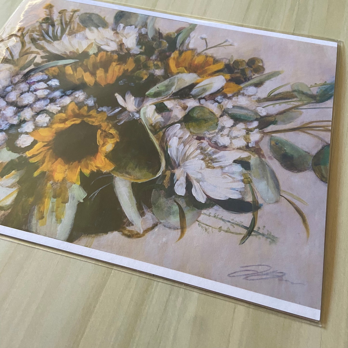 "Sunflower Bouquet" Print, 8x10