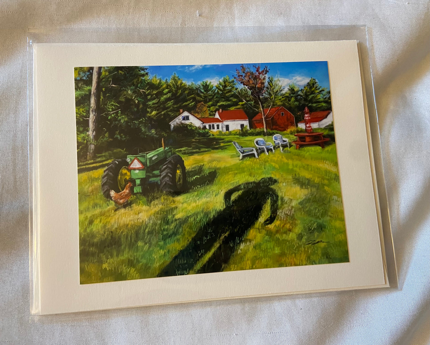 "In Between the Field and the Farm" Card