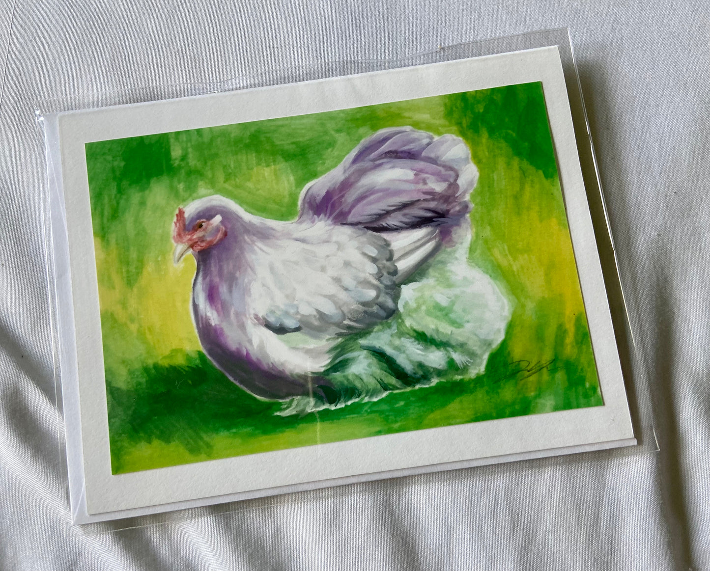 Pride Chicken Cards: Henderqueer