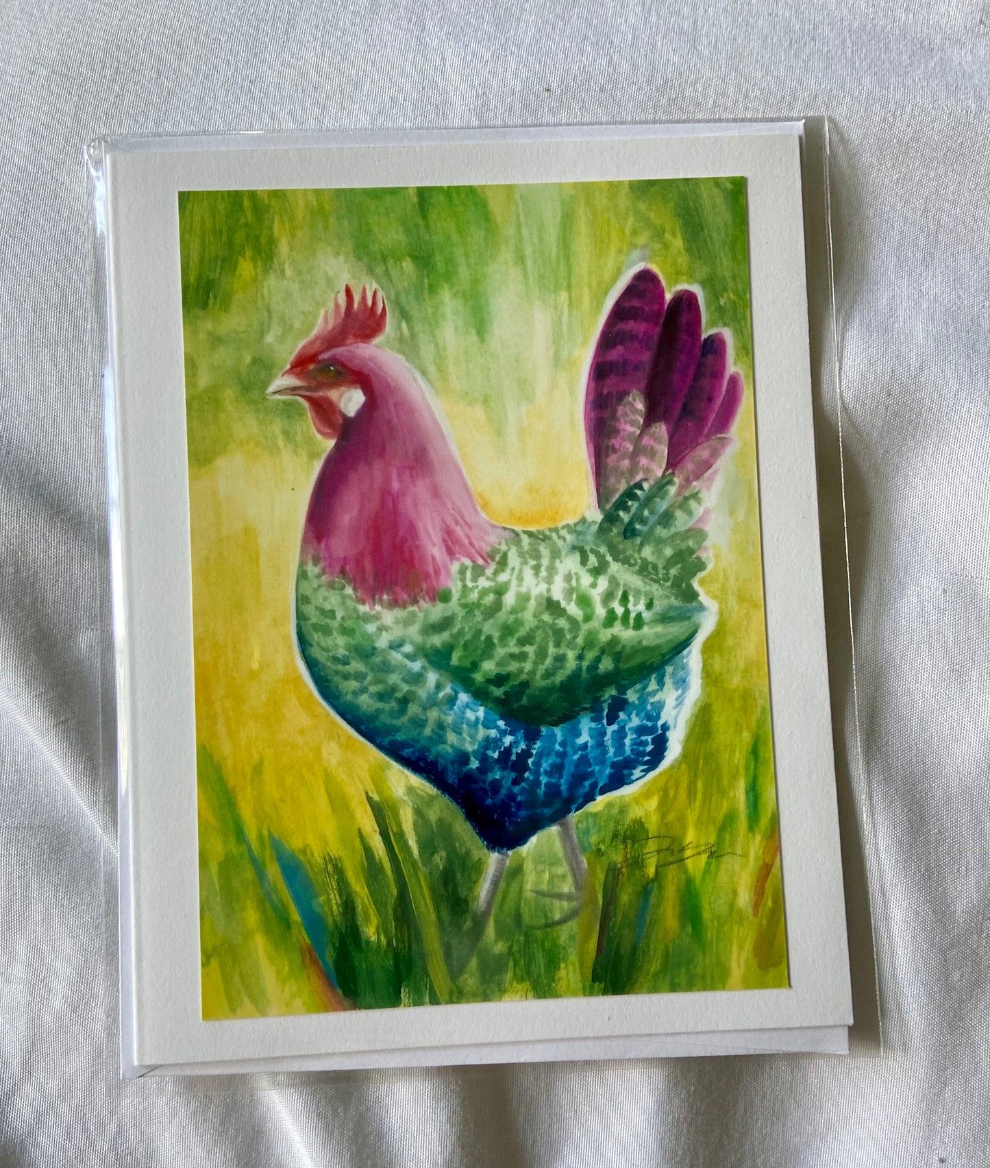 Pride Chicken Cards: Poly-try (Polysexual)