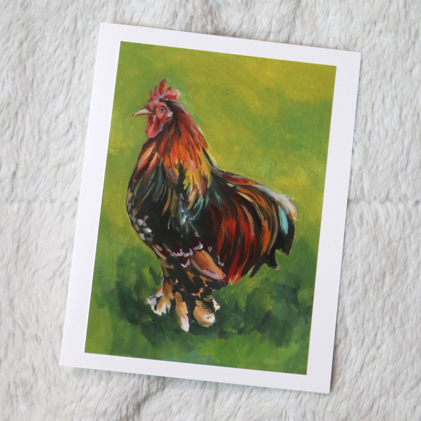 Chicken card: Papa Roo